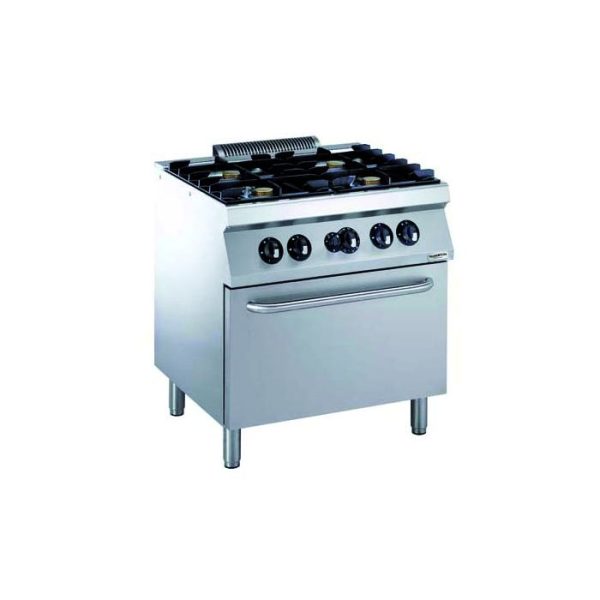 GAS FORNUIS 4 BR. MET GAS OVEN