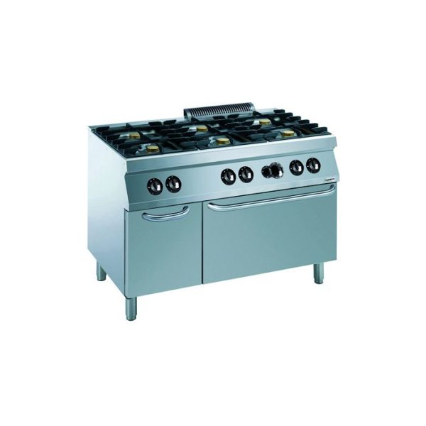 GAS FORNUIS 6 BR. MET GAS OVEN
